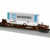 Lionel 1928520 O Gauge Maxi-Stack Well Car With Containers BNSF 28520 - NOS -Lionel shop lionel 1928520 o gauge maxi stack well car with containers bnsf 28520 nos