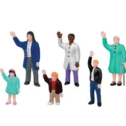 Lionel 1930240 O Gauge Waving People 6 Pack Of Figures