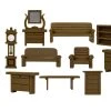 Lionel 1957250 HO Scale Furniture Set