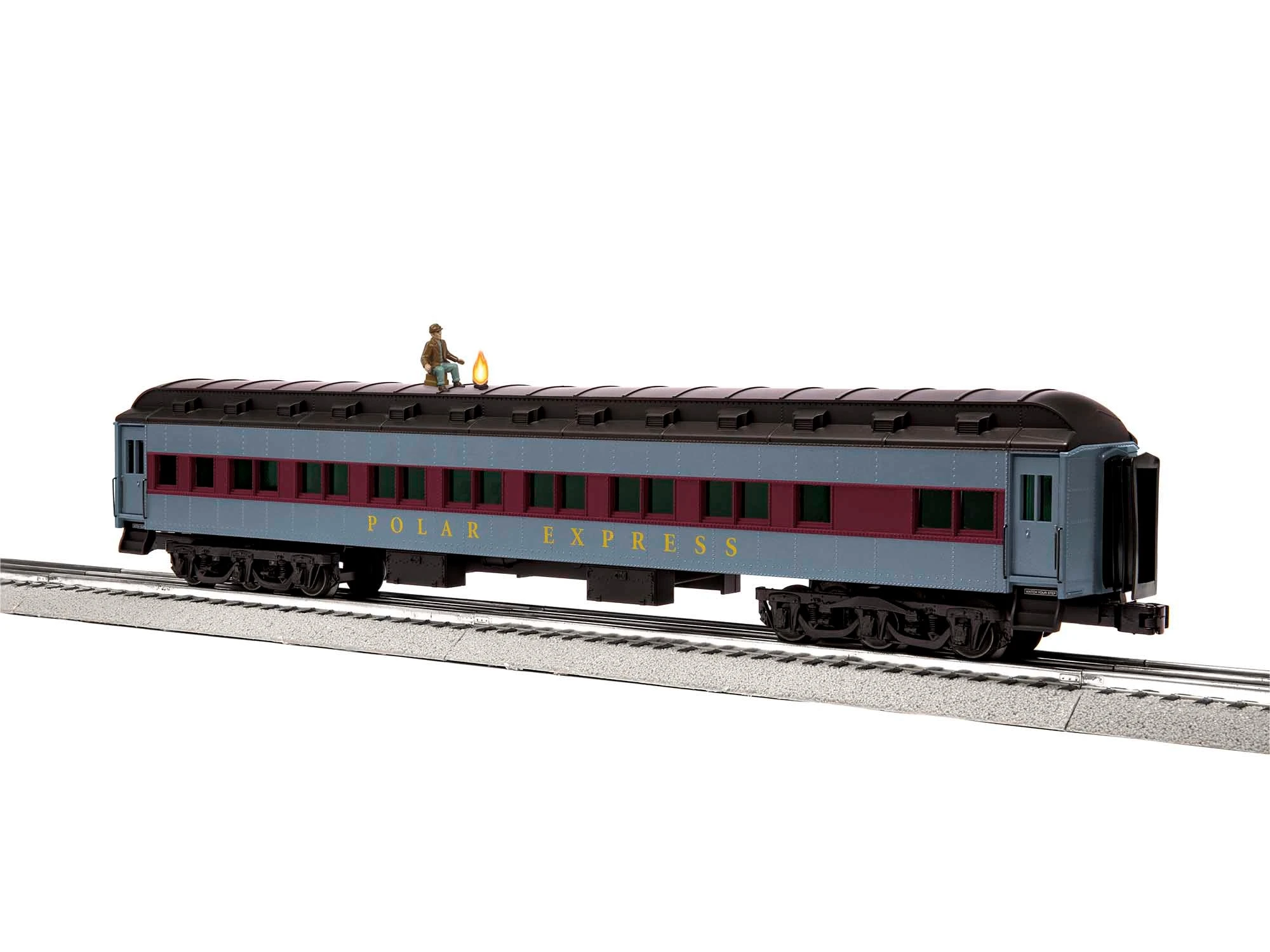 Lionel 2027470 O Gauge Polar Express™18"Hobo Car - Black Roof 3 Lionel 2027470 O Gauge Polar Express™18"Hobo Car - Black Roof