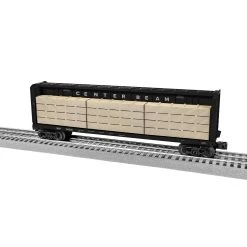 Lionel 2043081 O Gauge Centerbeam Flatcar Western Pacific WP 1404