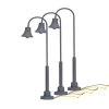 Lionel 2056110 HO Scale Gooseneck Lamps Street Lights 3 Pack