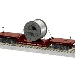 Lionel 2119050 S Gauge American Flyer Depressed Center Flatcar Pennsylvania - Pennsylvania PRR