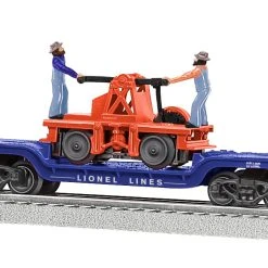 Lionel 2128080 O Gauge Lionel Lines Flatcar With Handcar