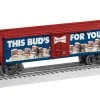 Lionel 2128110 O Gauge Anheuser Busch This Buds For You Reefer -Lionel shop lionel 2128110 o gauge anheuser busch this buds for you reefer