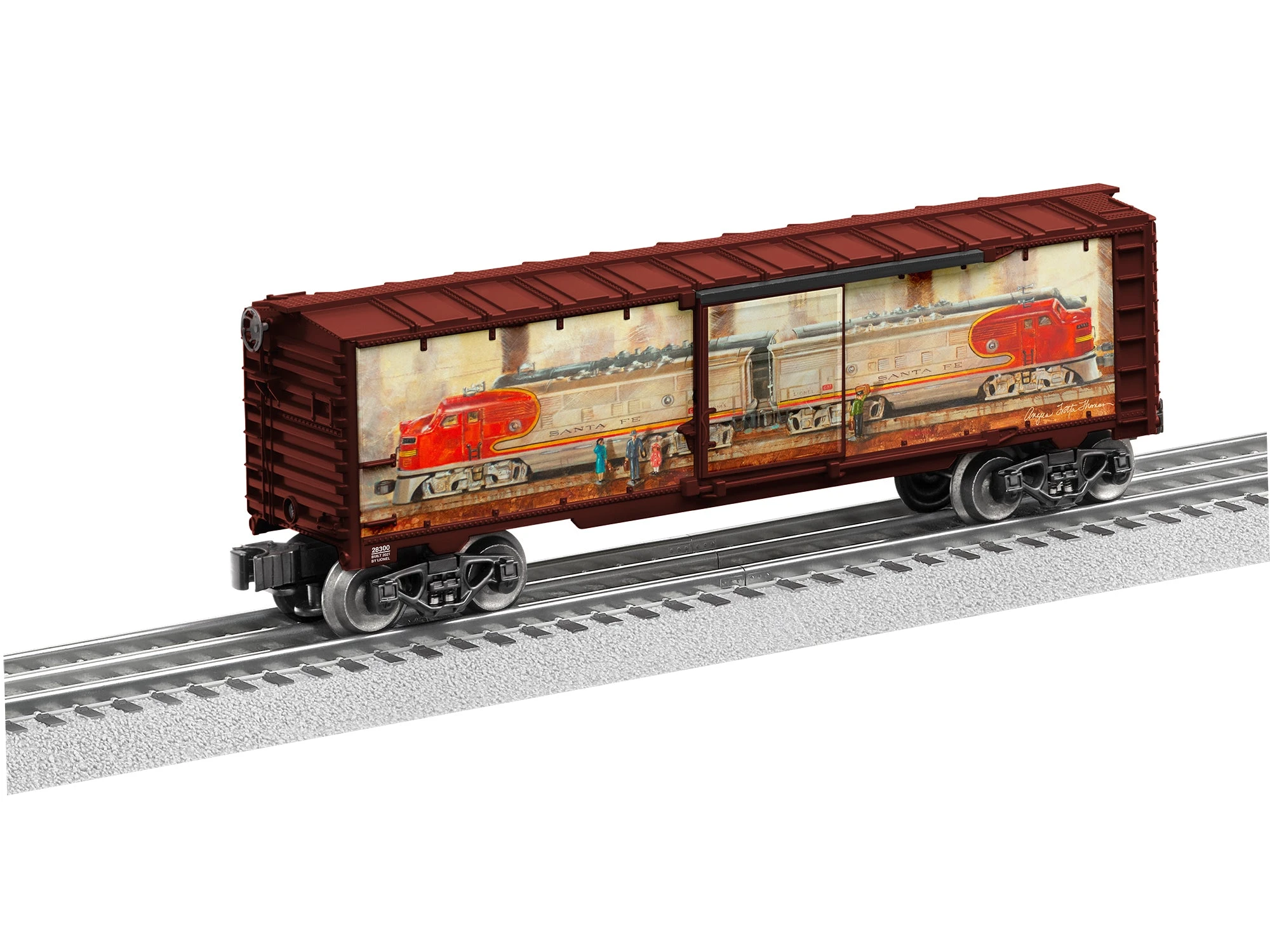 Lionel 2128300 O Gauge Angela Trotta Thomas Santa Fe Boxcar 3 Lionel 2128300 O Gauge Angela Trotta Thomas Santa Fe Boxcar