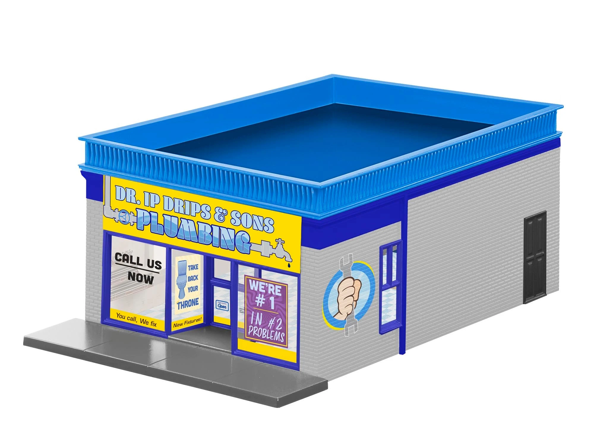 Lionel 2129140 O Gauge Building Dr. IP Drips & Sons Plumbing (Plug - Expand - Play) 3 Lionel 2129140 O Gauge Building Dr. IP Drips & Sons Plumbing (Plug - Expand - Play)