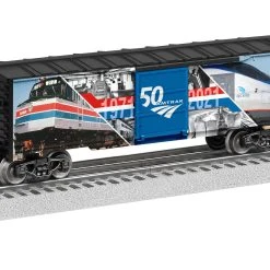 Lionel 2138040 O Gauge Amtrak 50th Anniversary Boxcar