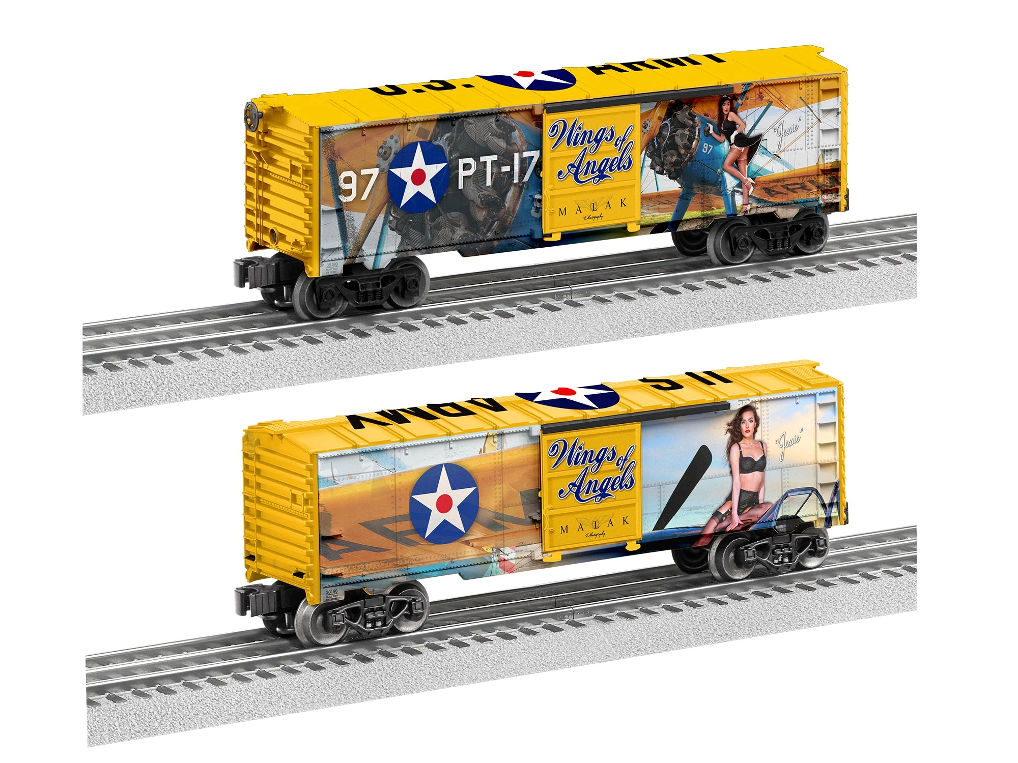 Lionel 2138190 O Gauge Wings Of Angles Boxcar - Jessie 3 Lionel 2138190 O Gauge Wings Of Angles Boxcar - Jessie