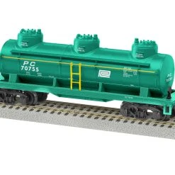 Lionel 2219170 S Gauge American Flyer 3 Dome Tank Car Penn Central PC 70755