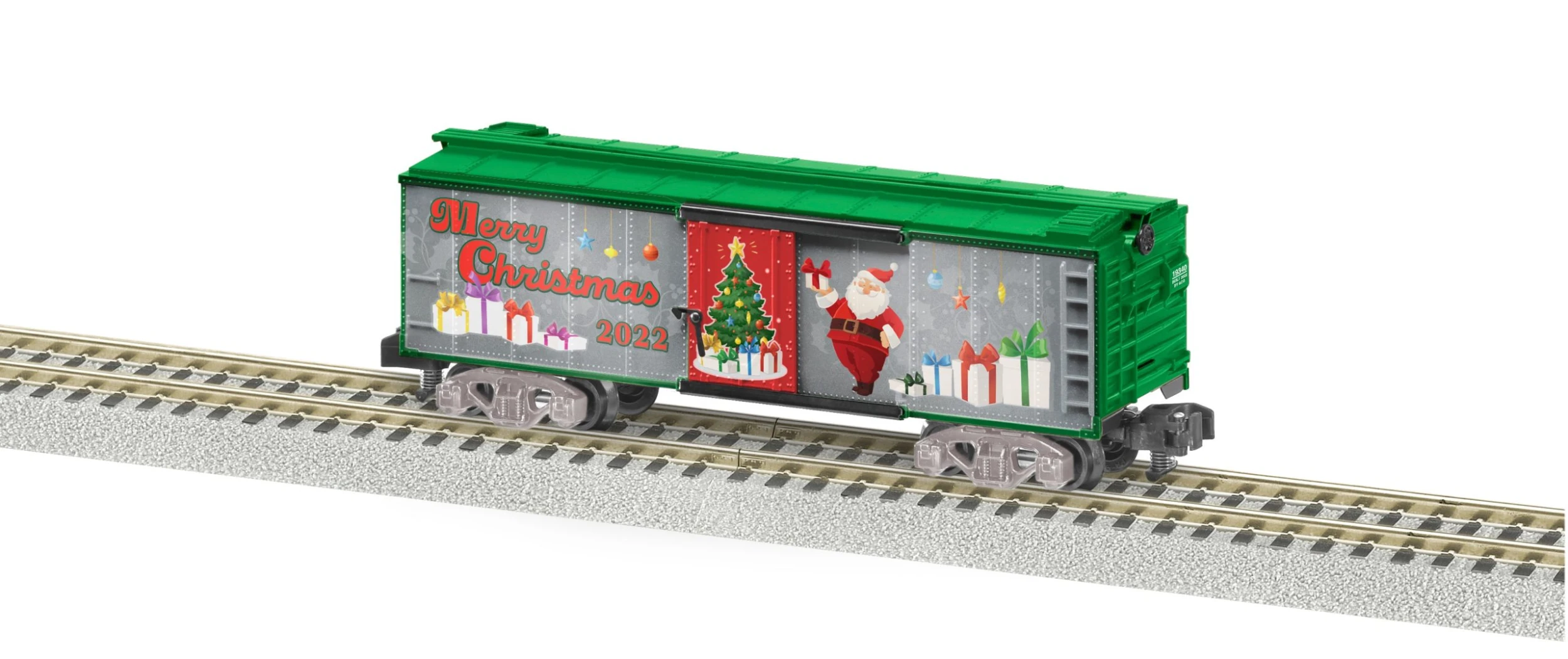 Lionel 2219340 S Gauge American Flyer 2022 Christmas Boxcar 3 Lionel 2219340 S Gauge American Flyer 2022 Christmas Boxcar
