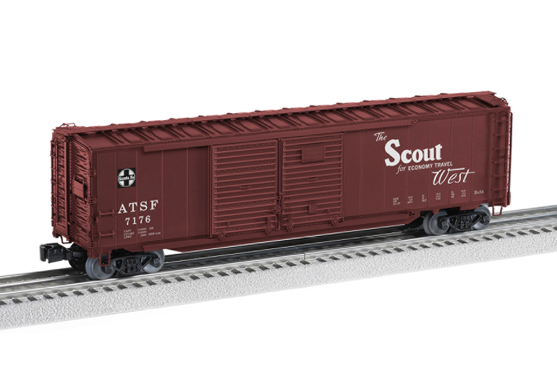 Lionel 2226630 O Scale End Door Boxcar Santa Fe ATSF 7176 3 Lionel 2226630 O Scale End Door Boxcar Santa Fe ATSF 7176