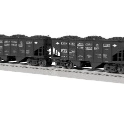Lionel 2226950 O Scale GLa 2 Bay Open Coal Hopper Penna Coal And Coke PCCX 2 Pack BTO