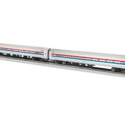 Lionel 2227320 O Gauge Amtrak Amfleet Phase III Coach And Cab Car 2 Pack