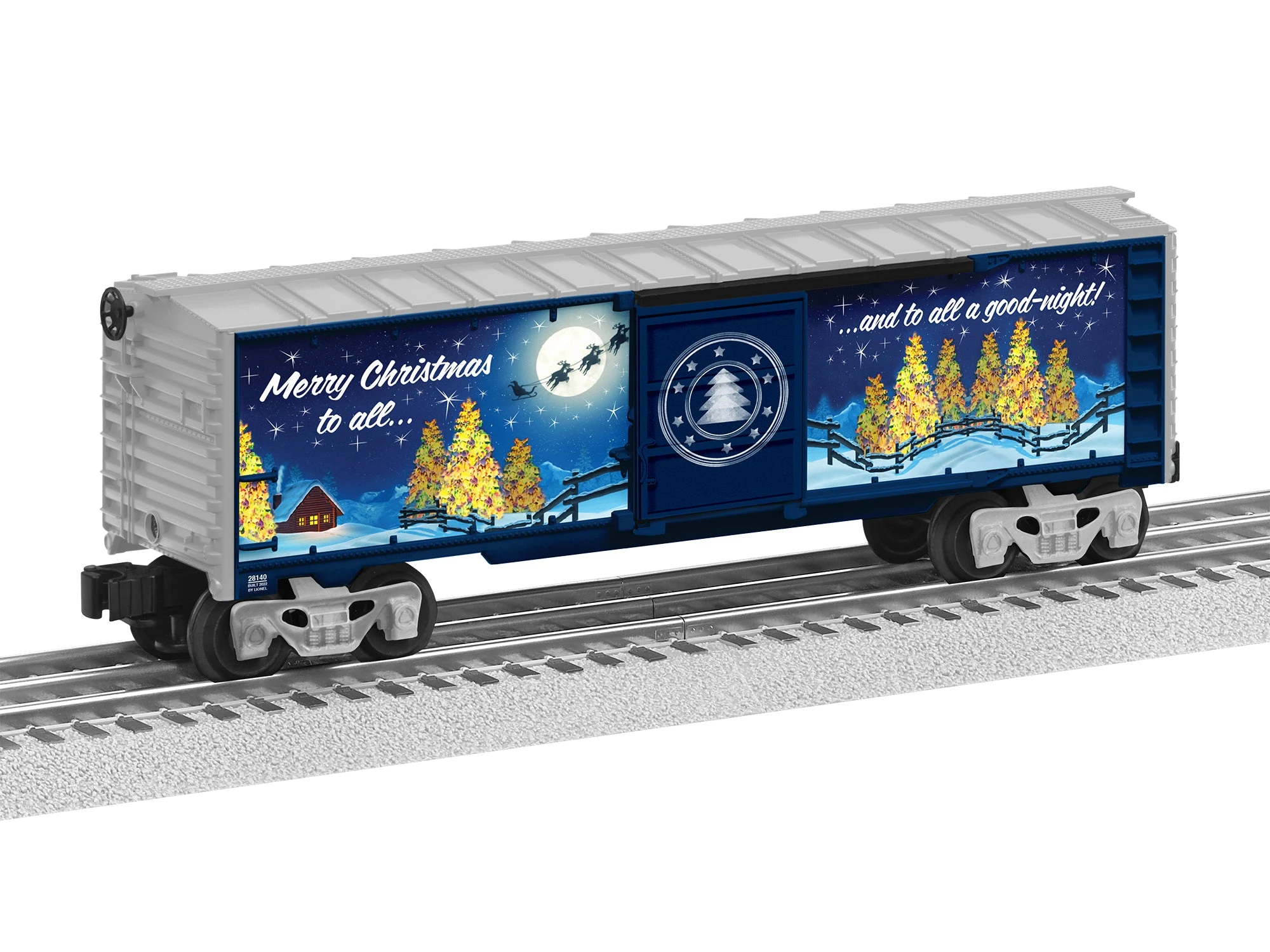 Lionel 2228140 O Gauge Night Before Christmas Illuminated Boxcar 3 Lionel 2228140 O Gauge Night Before Christmas Illuminated Boxcar