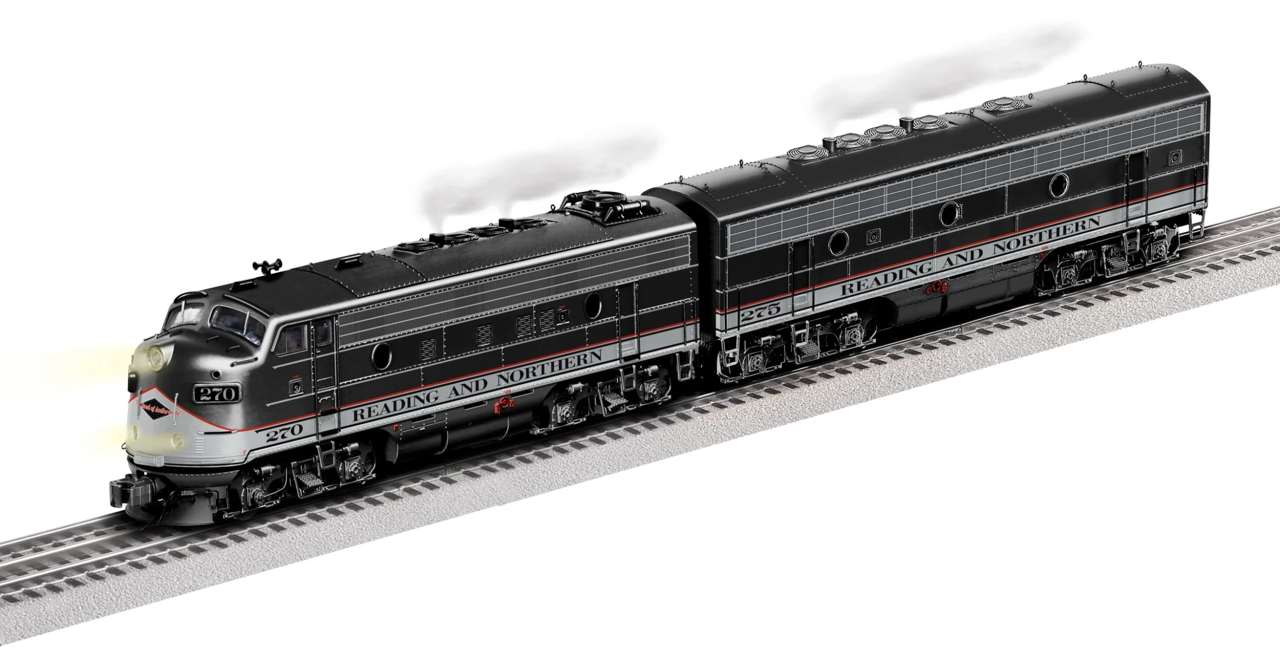Lionel 2233590 O Scale LEGACY EMD F9 AB Set Reading And Northern RBMN BTO 3 Lionel 2233590 O Scale LEGACY EMD F9 AB Set Reading And Northern RBMN BTO