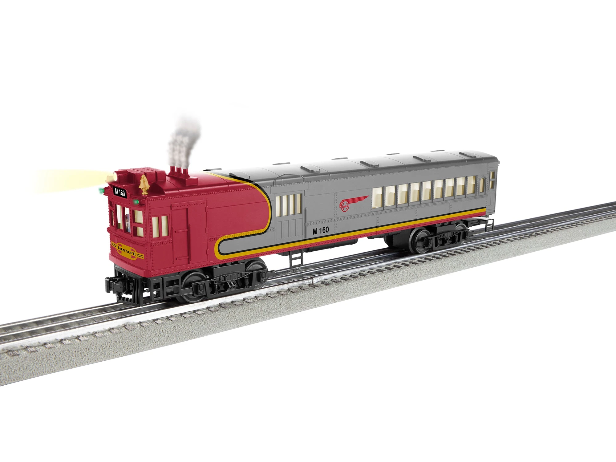 Lionel 2235040 O Gauge LionChief 2.0 Santa Fe ATSF Doodlebug 3 Lionel 2235040 O Gauge LionChief 2.0 Santa Fe ATSF Doodlebug