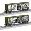 Lionel 2238100 O Gauge WWII GeneralsBattlefield Honor Boxcar -Lionel shop lionel 2238100 o gauge wwii generals battlefield honor boxcar