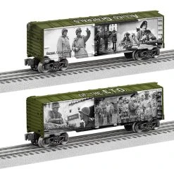 Lionel 2238100 O Gauge WWII GeneralsBattlefield Honor Boxcar