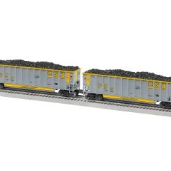 Lionel 2243060 Standard O Gauge Rotary Gondola CSX 2-Pack