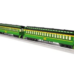 Lionel 2327090 O Scale Wood Coach Set 2 Pack B Strasburg Railroad (1970s)