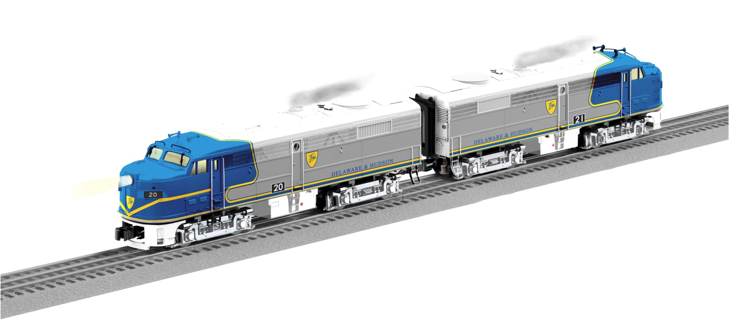 Lionel 2333080 O Scale LEGACYALCo FA-2 AA Set Delaware & Hudson D&H 20/21 BTO 3 Lionel 2333080 O Scale LEGACYALCo FA-2 AA Set Delaware & Hudson D&H 20/21 BTO