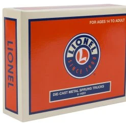 Lionel 6-14251 O Gauge Die-Cast Sprung Trucks With Rotating Bearing Caps -Lionel shop lionel 6 14251 straight o gauge die cast metal sprung trucks roatating bearing caps 2