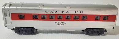 Lionel 6-16057 O Gauge Passenger Coach Car Santa Fe ATSF - NOS 3 Lionel 6-16057 O Gauge Passenger Coach Car Santa Fe ATSF - NOS