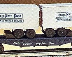 Lionel 6-16307 O Gauge Flatcar With Trailers Nickel Plate Road NKP - NOS