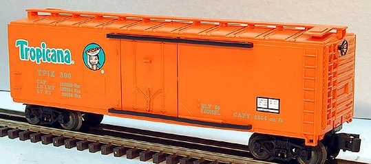 Lionel 6-17307 Standard O Gauge Refridgerator Car Tropicana TPIX 300 - NOS 3 Lionel 6-17307 Standard O Gauge Refridgerator Car Tropicana TPIX 300 - NOS