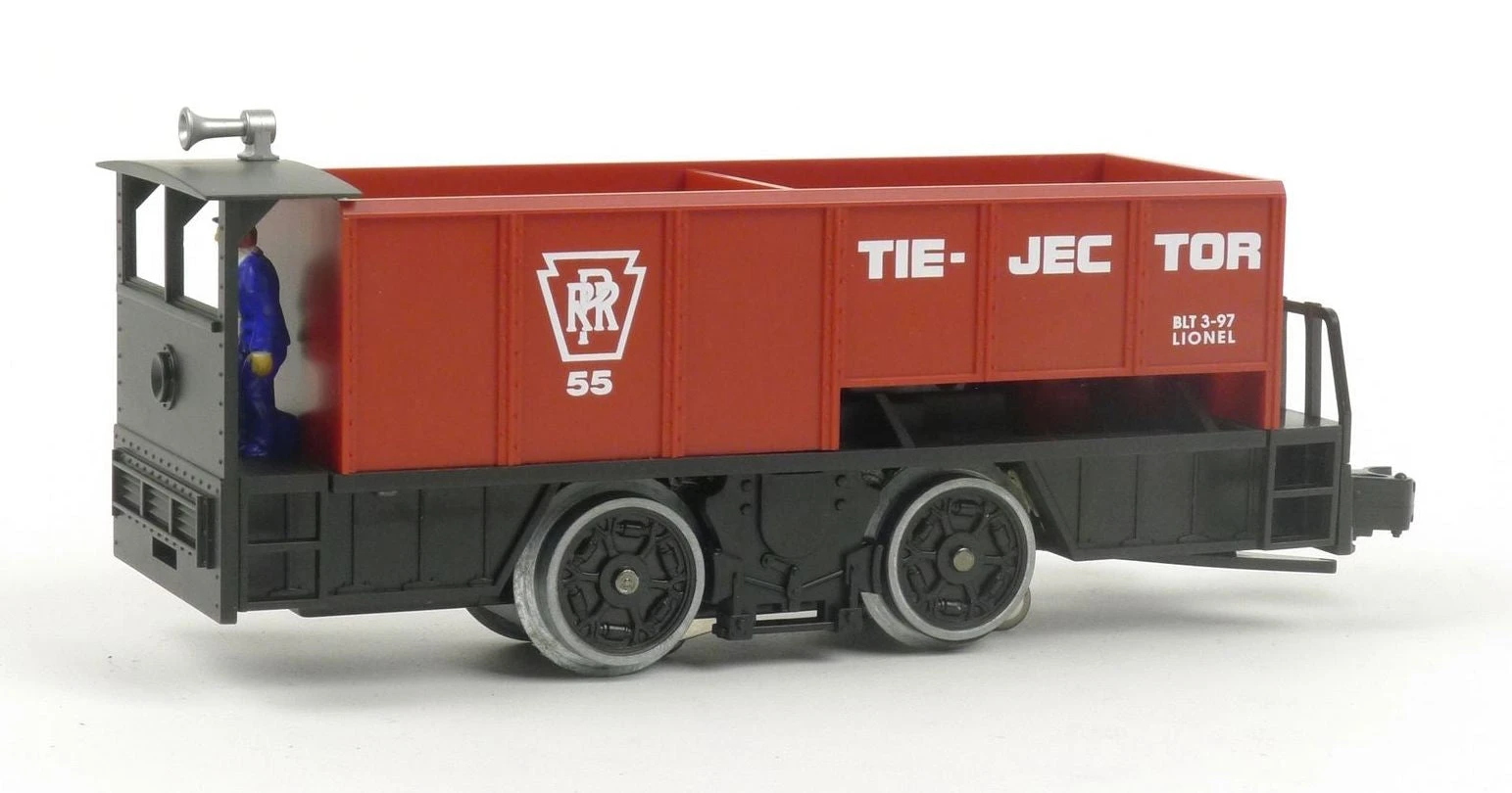 Lionel 6-18427 O Gauge 55 Tie-Jector Pennsylvania PRR - NOS 3 Lionel 6-18427 O Gauge 55 Tie-Jector Pennsylvania PRR - NOS