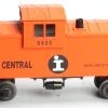 Lionel 6-19716 O Gauge Illuminated Extended Vision Caboose With Smoke Illinois Central IC - NOS