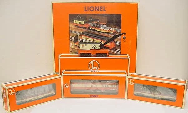 Lionel 6-21775 O Gauge Train Wreck Recovery Set - NOS 3 Lionel 6-21775 O Gauge Train Wreck Recovery Set - NOS