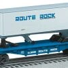 Lionel 6-26064 O Gauge Rock Island Flatcar With Trailer - NOS