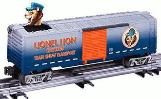 Lionel 6-26782 O Gauge Lionel Lion Bobbing Head Boxcar - NOS 3 Lionel 6-26782 O Gauge Lionel Lion Bobbing Head Boxcar - NOS