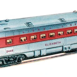 Lionel 6-27912 O Gauge Streamlined Passenger Car Lionel Lines "Elizabeth" 2445 0 NOS -Lionel shop lionel 6 27912 o gauge streamlined passenger car lionel lines elizabeth 2445 0 nos