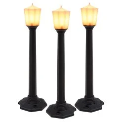 Lionel 6-37174 O Gauge Classic Street Lamps, Black (3-Pack)