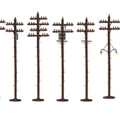 Lionel 6-37939 O Scale Telephone Poles