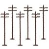 Lionel 6-49086 S Gauge American Flyer Telephone Poles 6 Pack
