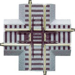 Lionel 6-49864 S Gauge American Flyer FasTrack 90 Degree Crossover