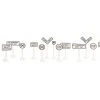 Lionel 6-62180 O Gauge Classic Railroad Signs 14 Pack