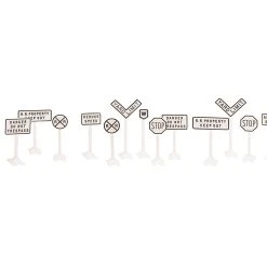 Lionel 6-62180 O Gauge Classic Railroad Signs 14 Pack