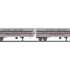 Lionel 6-83580 O Scale 40' Trailer, Bangor And Aroostock BAR / State Of Maine (2-Pack)