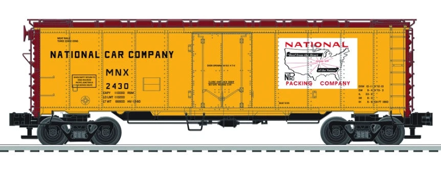 Lionel 6-84121 O-27 40' Steel Reefer, National 3 Lionel 6-84121 O-27 40' Steel Reefer, National
