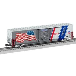 Lionel 6-85408 O Gauge UP 1943 LED Flag Boxcar - NOS -Lionel shop lionel 6 85408 o gauge up 1943 led flag boxcar nos 2