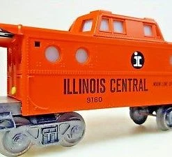 Lionel 6-9160 O Gauge Lighted Caboose Illinois Central IC - NOS