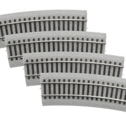 Lionel 8768064 HO Scale MagneTrak 20" Radius Half Curve 4 Pack